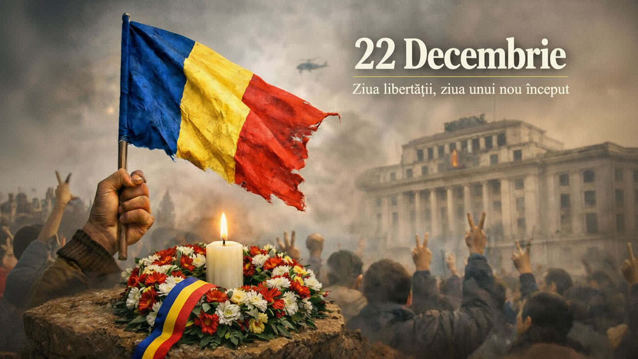 22 Decembrie - Ziua libertății, ziua unui nou început