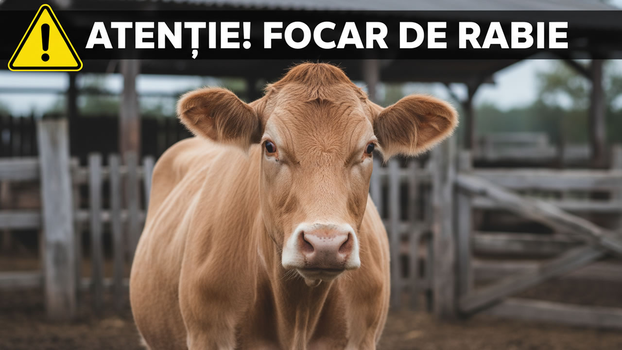 Planul de măsuri activat pentru combaterea focarului de rabie confirmat la o bovină în localitatea Remeți, comuna Remeți, județul Maramureș